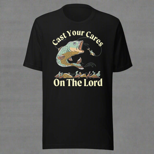Cast your cares on the lord bible verse T-shirt