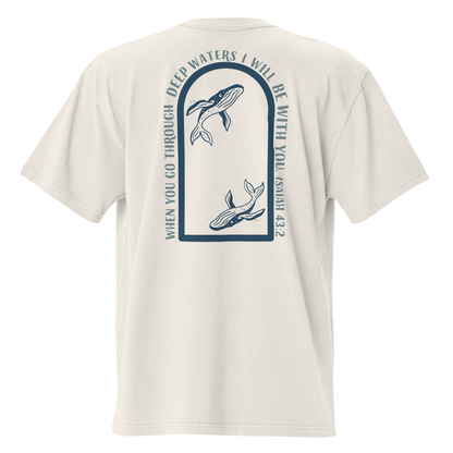 "Deep Waters" Oversized Faded Tee
